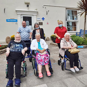 Staff and residents at Priory Court Care & Nursing Home celebrate Carers Week