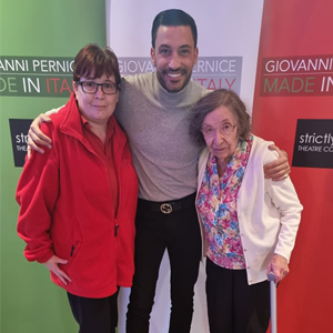 Make a wish: Resident Maureen surprised with tickets to meet Strictly Come Dancing star Giovanni Pernice.