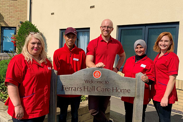 Ferrars Hall Care Home Wellbeing Team