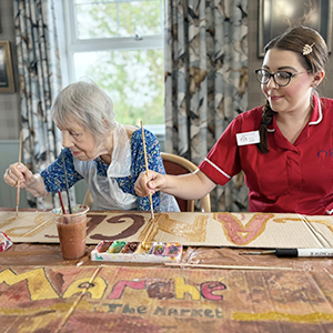working in a care home