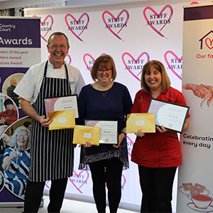 Staff recognised with awards at Neale Court