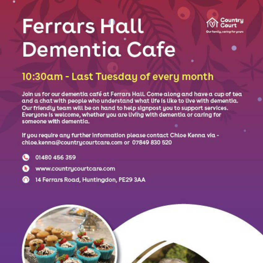 Dementia Café at Ferrars Hall Care Home