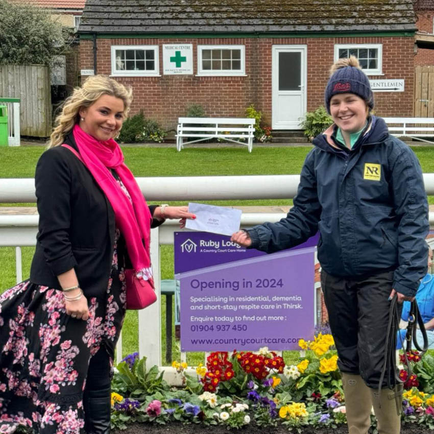 Ruby Lodge Care Home Sponsors Thirsk Racecourse