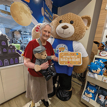 Greenwood Court Care Home Heartwarming Wish for Resident Who Never Had a Teddy Bear