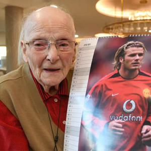 David Beckham Make a Wish Comes True for WWII Veteran Mona at Castor Lodge
