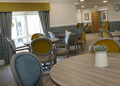The Grange Care Home Dining Room