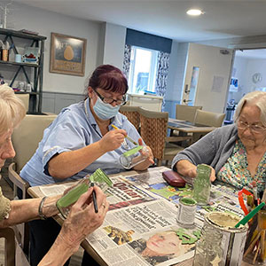 Residents get crafty at Beech Lodge Care and Nursing Home