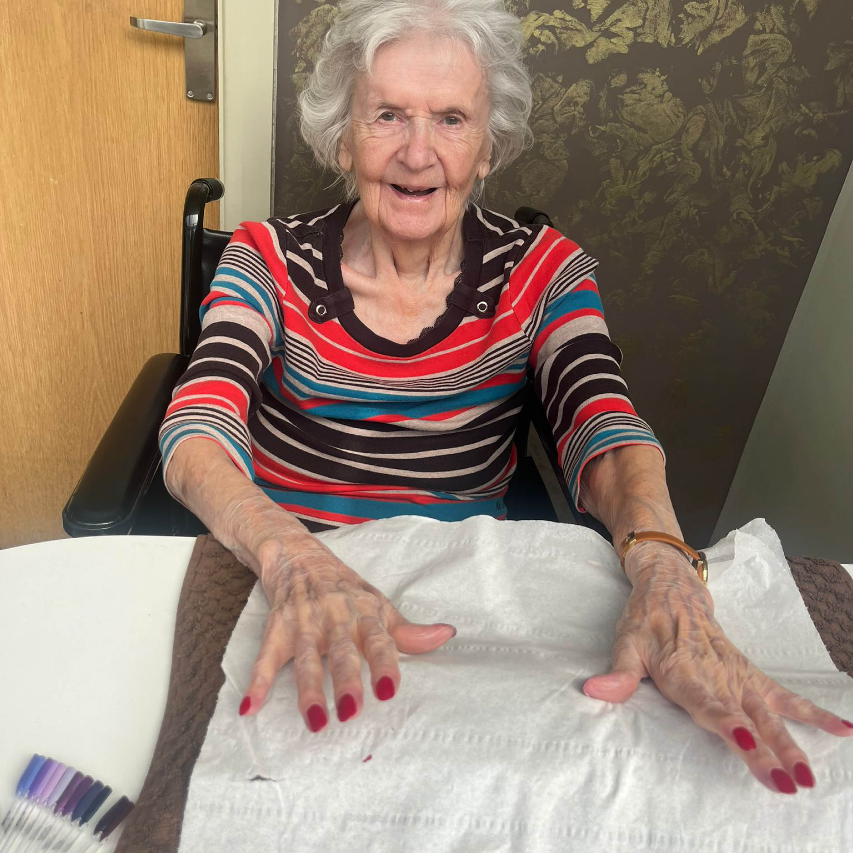 Spa Day wish granted for resident Joyce at Somerset House Care & Nursing Home