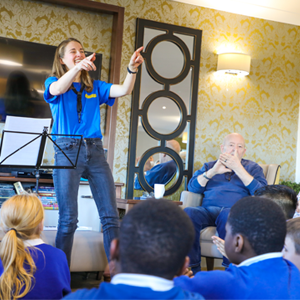 Lakeview Lodge welcome the BBC for the filming of their Intergenerational Music Project