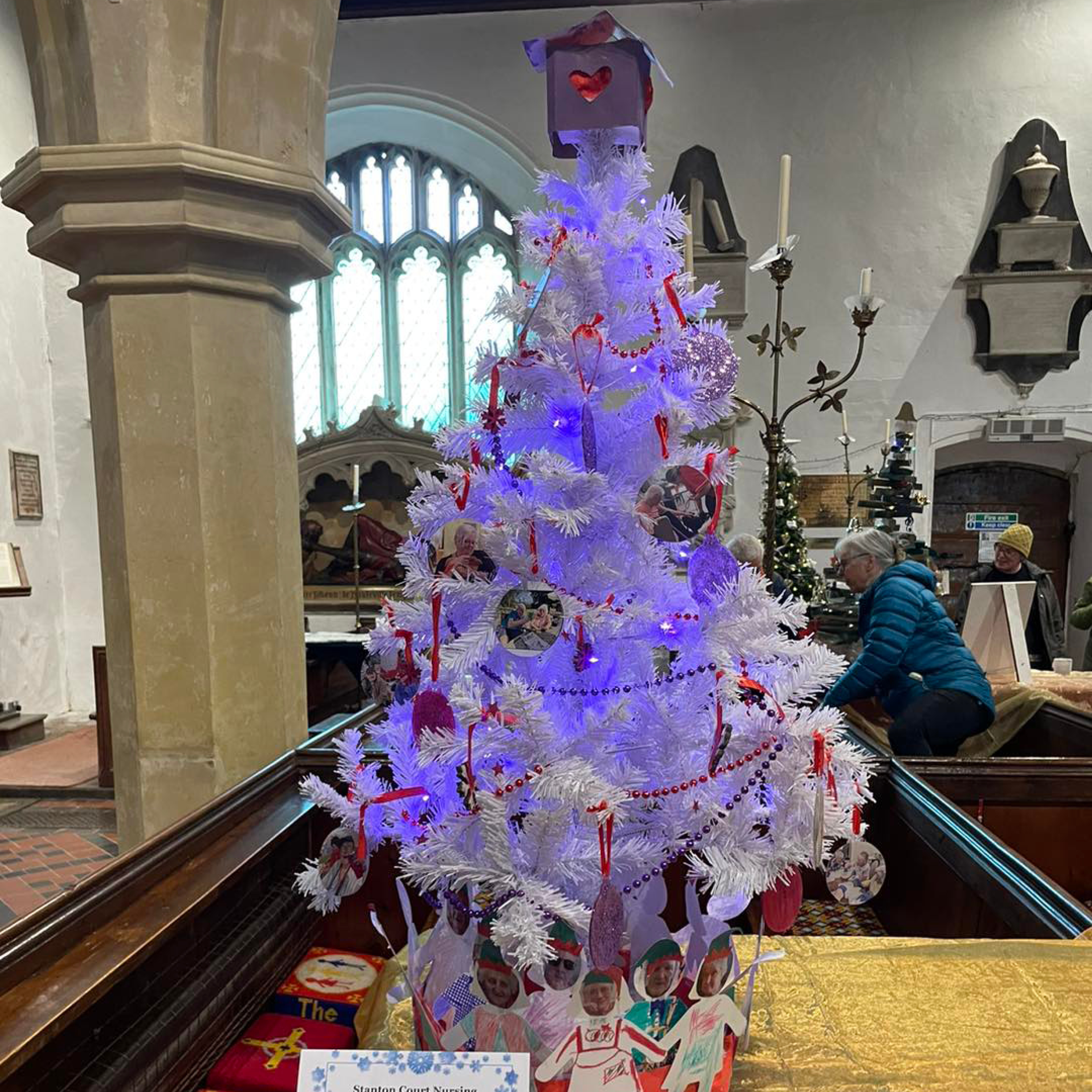 Stanton Court Take Part in Chew Magna’s Christmas Tree Festival