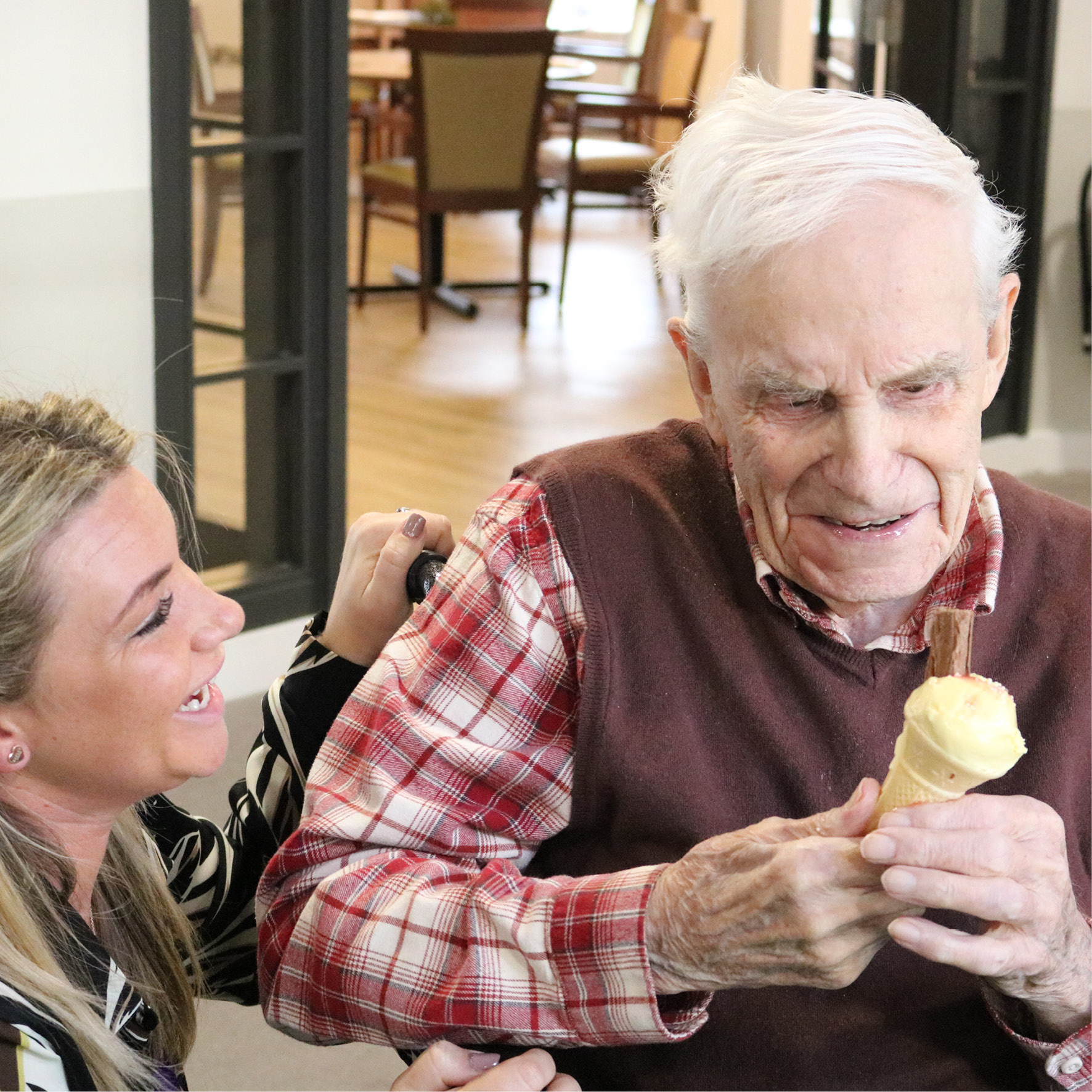 Ice Cream Make A Wish at Hermitage House Care Home