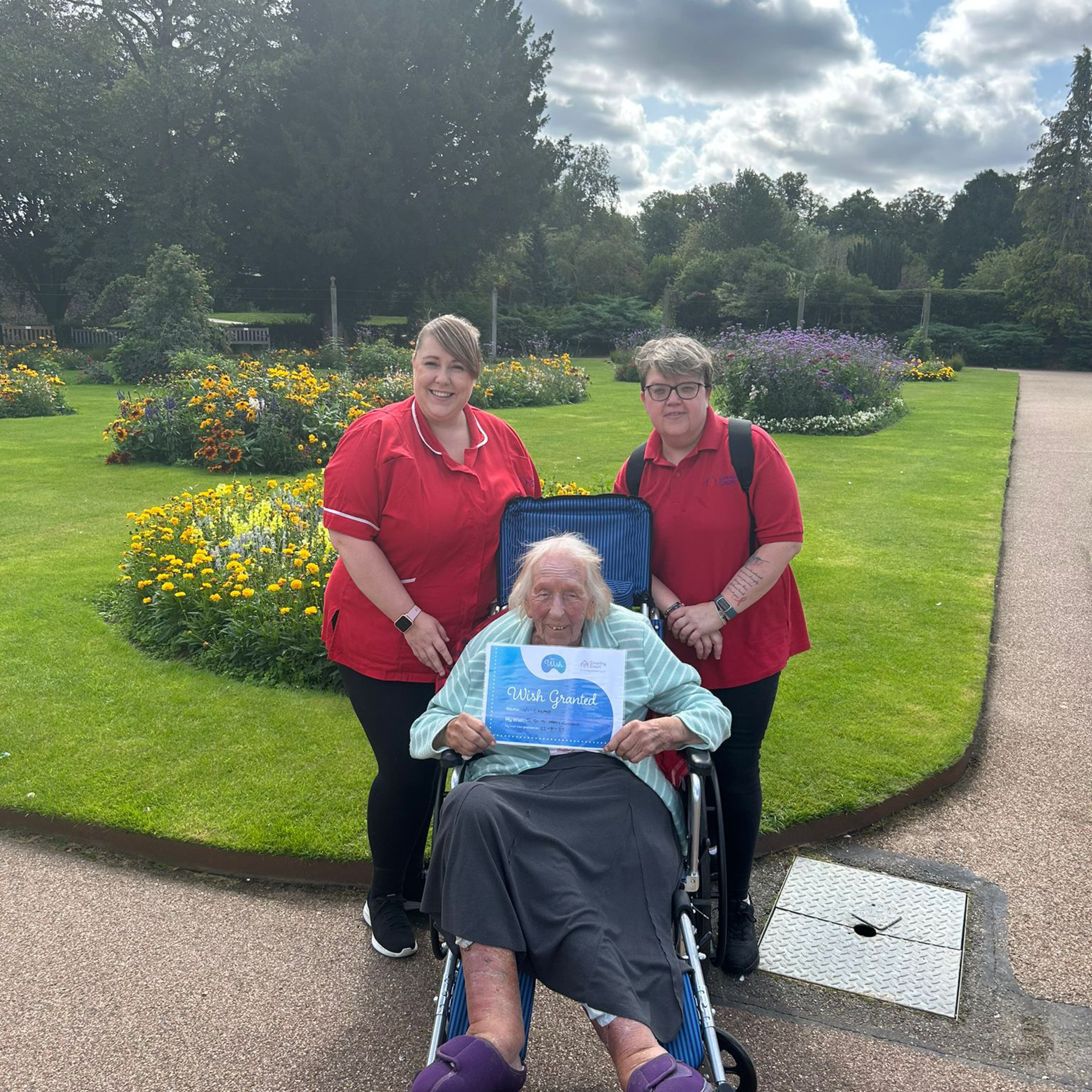 A Dream Come True: Violet Visits Abbey Gardens with The Grange Care Home