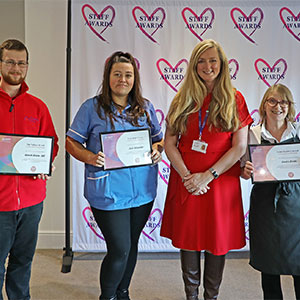Staff recognised with awards at Lakeview Lodge