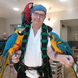 Parrots and Pirates Visit Neale Court
