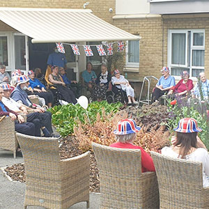 Lyle House Care Home celebrates Platinum Jubilee in style